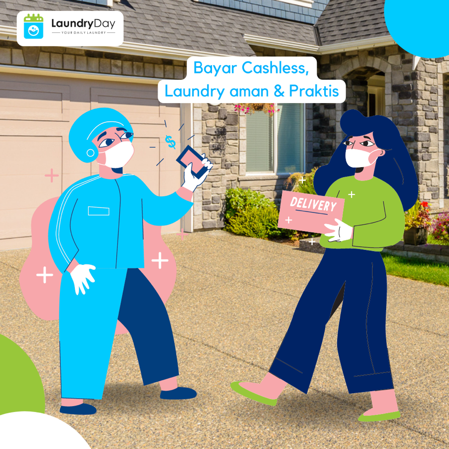 Kurir LaundryDay menjemput cucian